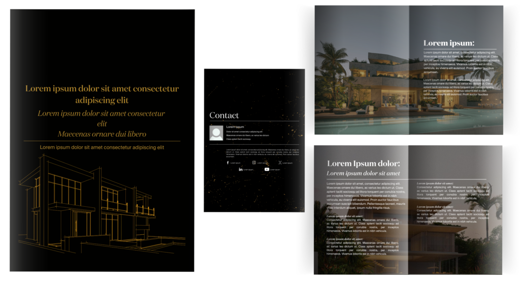 MARKETING STRATEGY BROCHURE FOR REAL ESTATE COMPANY