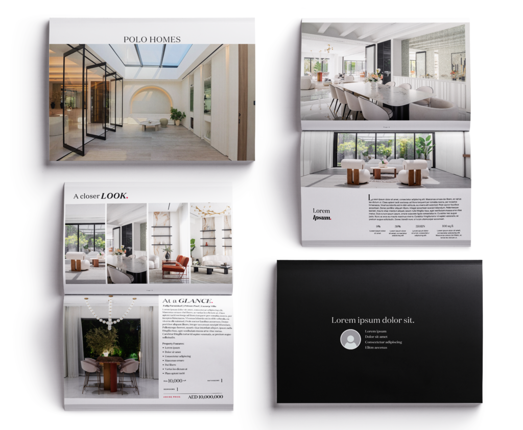 STANDARD PROPERTY BROCHURE FOR REAL ESTATE COMPANY