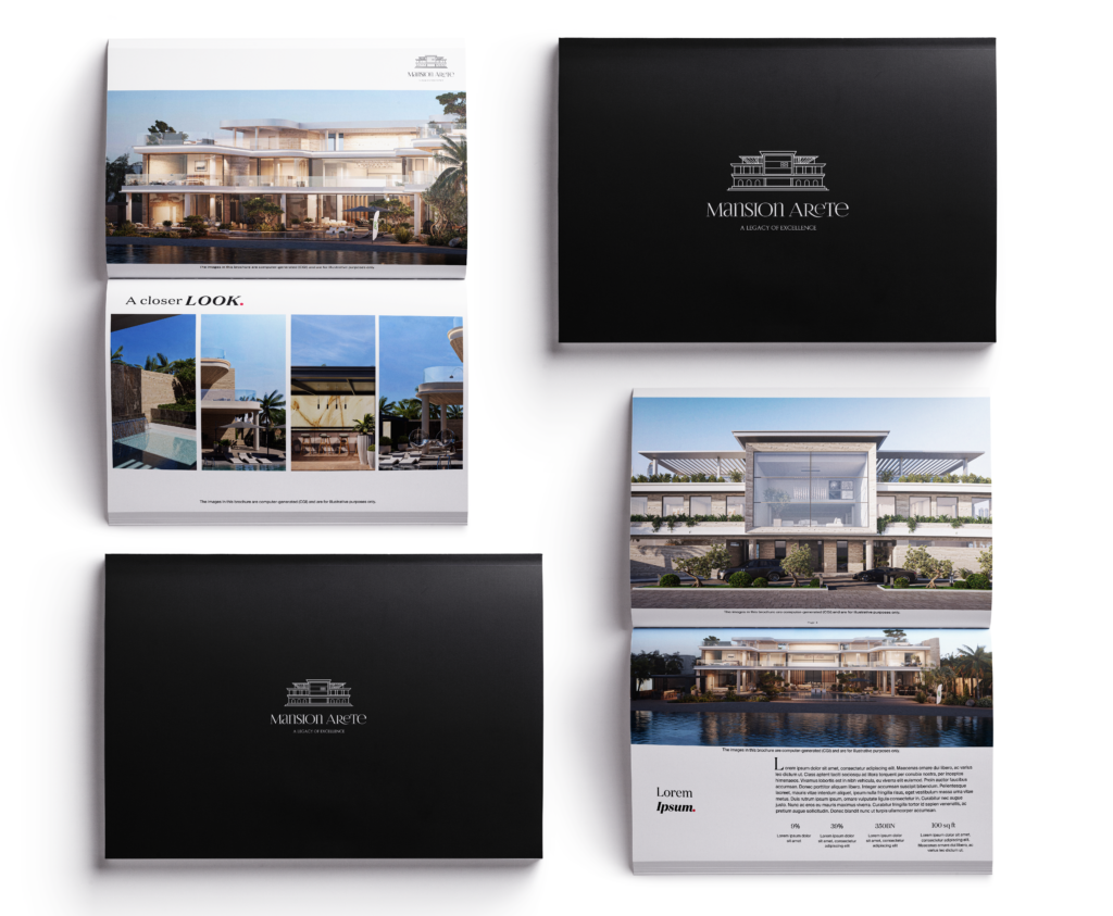 MANSION ARETE BROCHURE FOR REAL ESTATE COMPANY